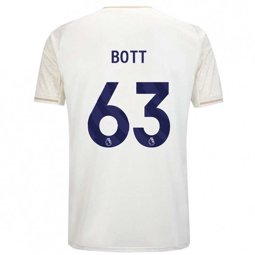 Danxen Kinder Aaron Bott #63 Creme Weiß Schwarz Auswärtstrikot Trikot 2025/26 T-Shirt Österreich