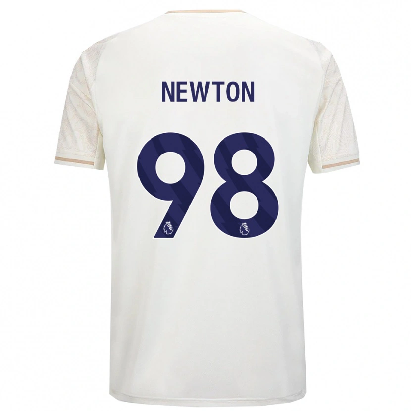 Danxen Kinder Jamie Newton #98 Creme Weiß Schwarz Auswärtstrikot Trikot 2025/26 T-Shirt Österreich