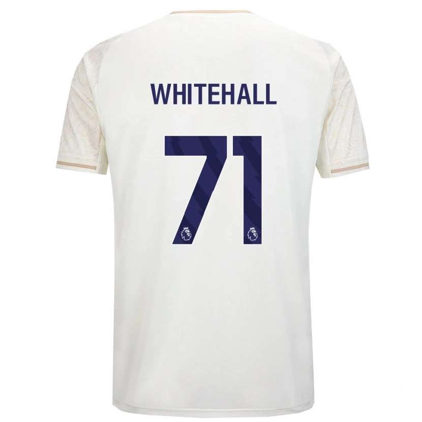 Danxen Kinder Archie Whitehall #71 Creme Weiß Schwarz Auswärtstrikot Trikot 2025/26 T-Shirt Österreich