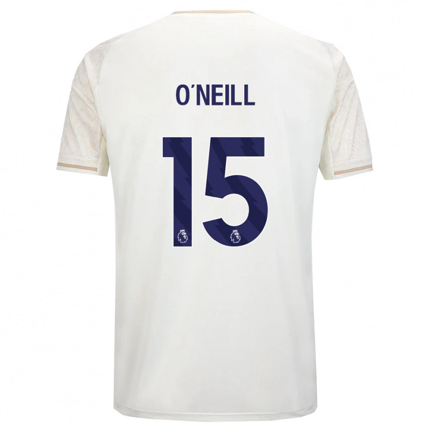 Danxen Kinder Laura-Jayne O'neill #15 Creme Weiß Schwarz Auswärtstrikot Trikot 2025/26 T-Shirt Österreich
