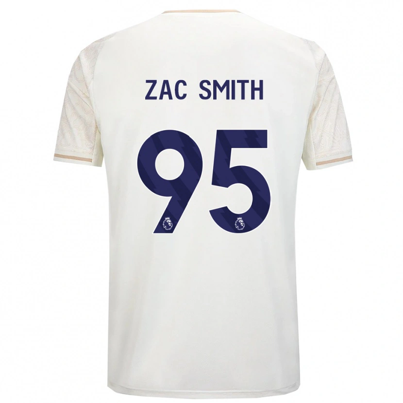 Danxen Kinder Zac Smith #95 Creme Weiß Schwarz Auswärtstrikot Trikot 2025/26 T-Shirt Österreich