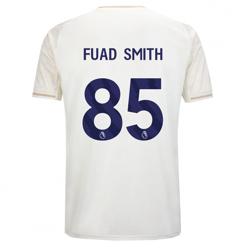 Danxen Kinder Fuad Smith #85 Creme Weiß Schwarz Auswärtstrikot Trikot 2025/26 T-Shirt Österreich
