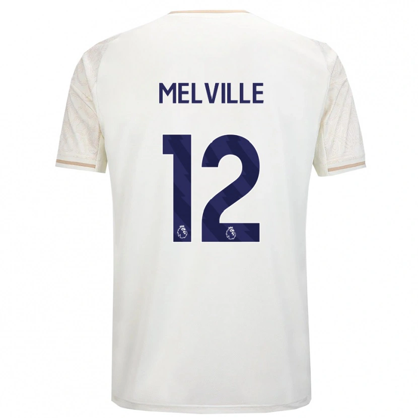 Danxen Kinder Logan Melville #12 Creme Weiß Schwarz Auswärtstrikot Trikot 2025/26 T-Shirt Österreich