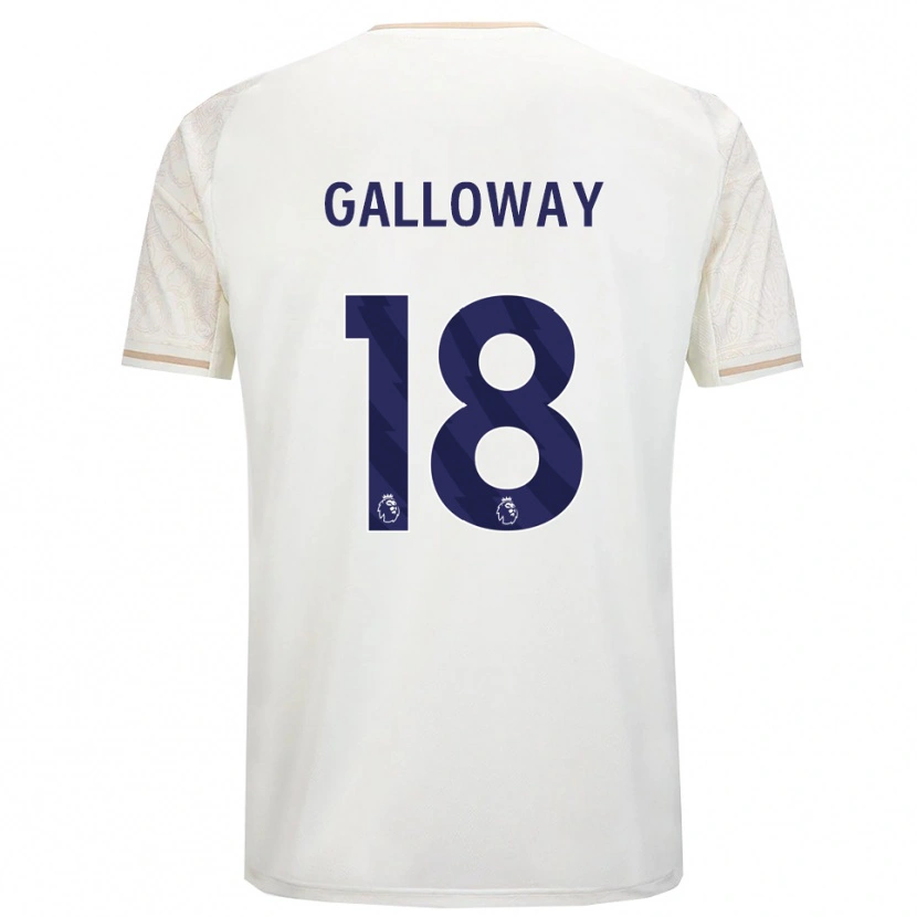 Danxen Kinder Bridget Galloway #18 Creme Weiß Schwarz Auswärtstrikot Trikot 2025/26 T-Shirt Österreich