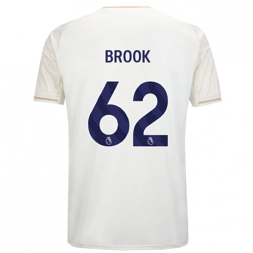 Danxen Kinder Will Brook #62 Creme Weiß Schwarz Auswärtstrikot Trikot 2025/26 T-Shirt Österreich