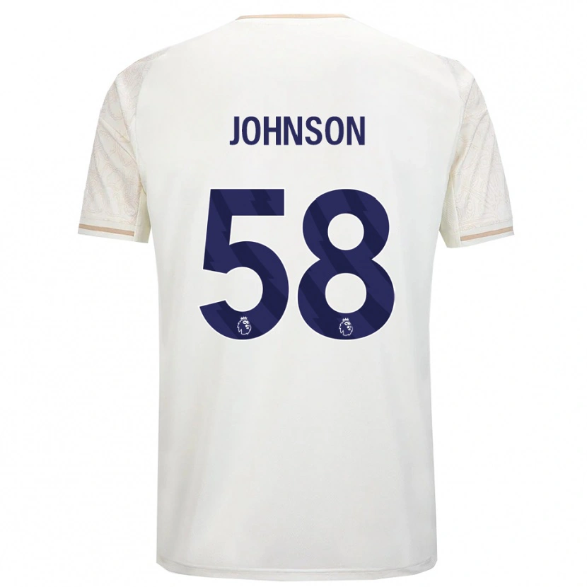 Danxen Kinder Pharrell Johnson #58 Creme Weiß Schwarz Auswärtstrikot Trikot 2025/26 T-Shirt Österreich