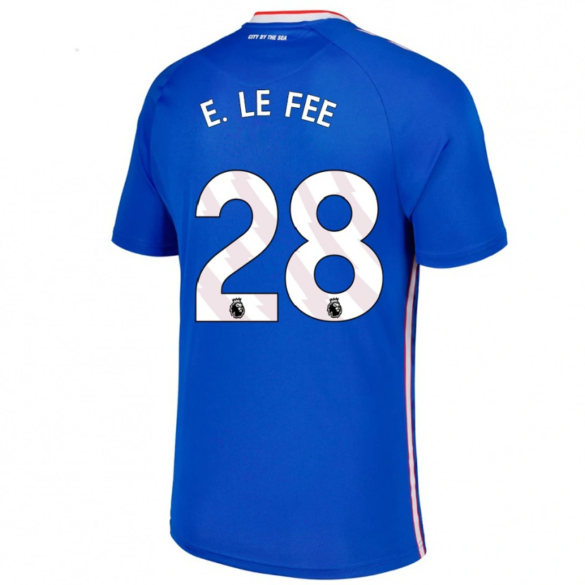 Danxen Kinder Enzo Le Fée #28 Blau Weiß Auswärtstrikot Trikot 2025/26 T-Shirt Österreich