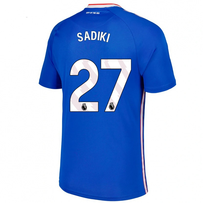 Danxen Kinder Noah Sadiki #27 Blau Weiß Auswärtstrikot Trikot 2025/26 T-Shirt Österreich