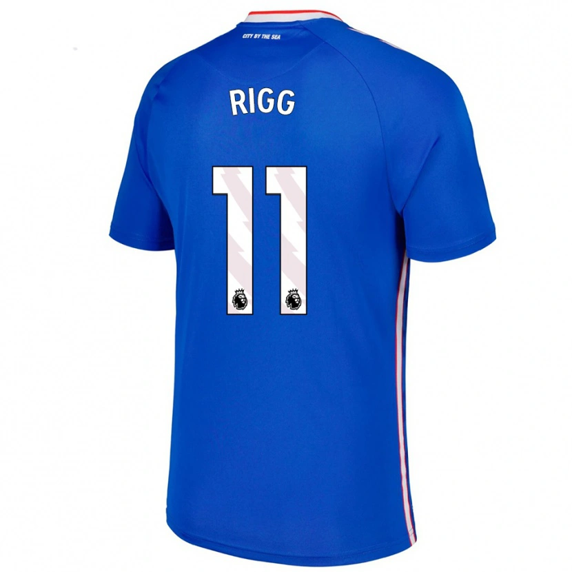 Danxen Kinder Chris Rigg #11 Blau Weiß Auswärtstrikot Trikot 2025/26 T-Shirt Österreich