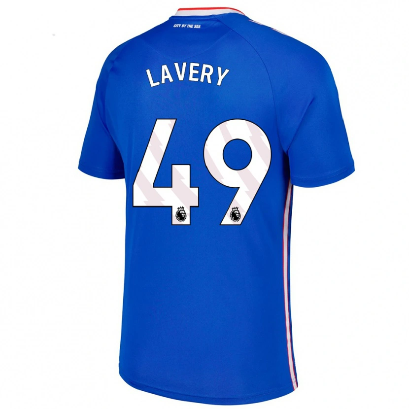 Danxen Kinder Tom Lavery #49 Blau Weiß Auswärtstrikot Trikot 2025/26 T-Shirt Österreich