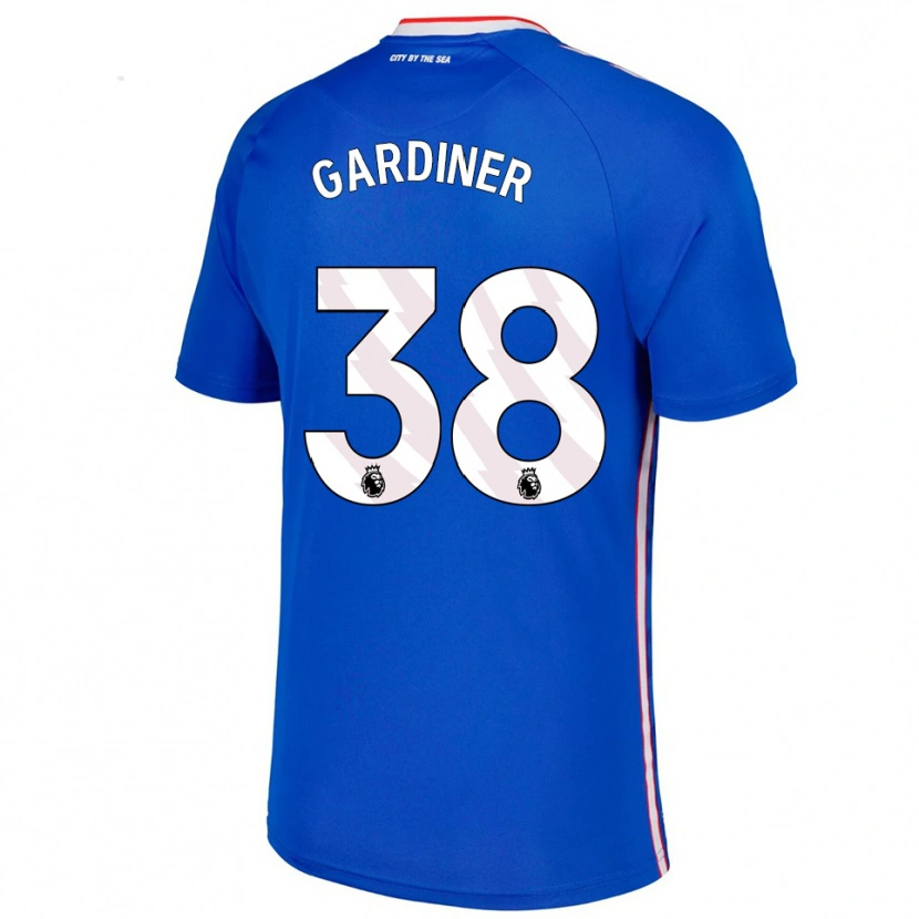 Danxen Kinder Harry Gardiner #38 Blau Weiß Auswärtstrikot Trikot 2025/26 T-Shirt Österreich