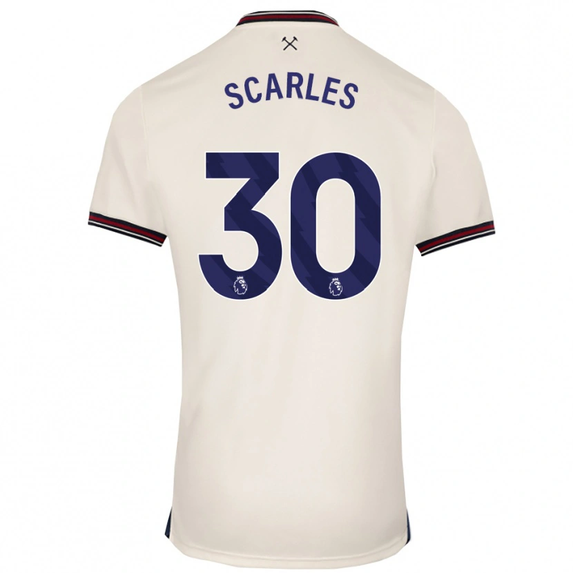 Danxen Kinder Oliver Scarles #30 Creme Weiß Auswärtstrikot Trikot 2025/26 T-Shirt Österreich