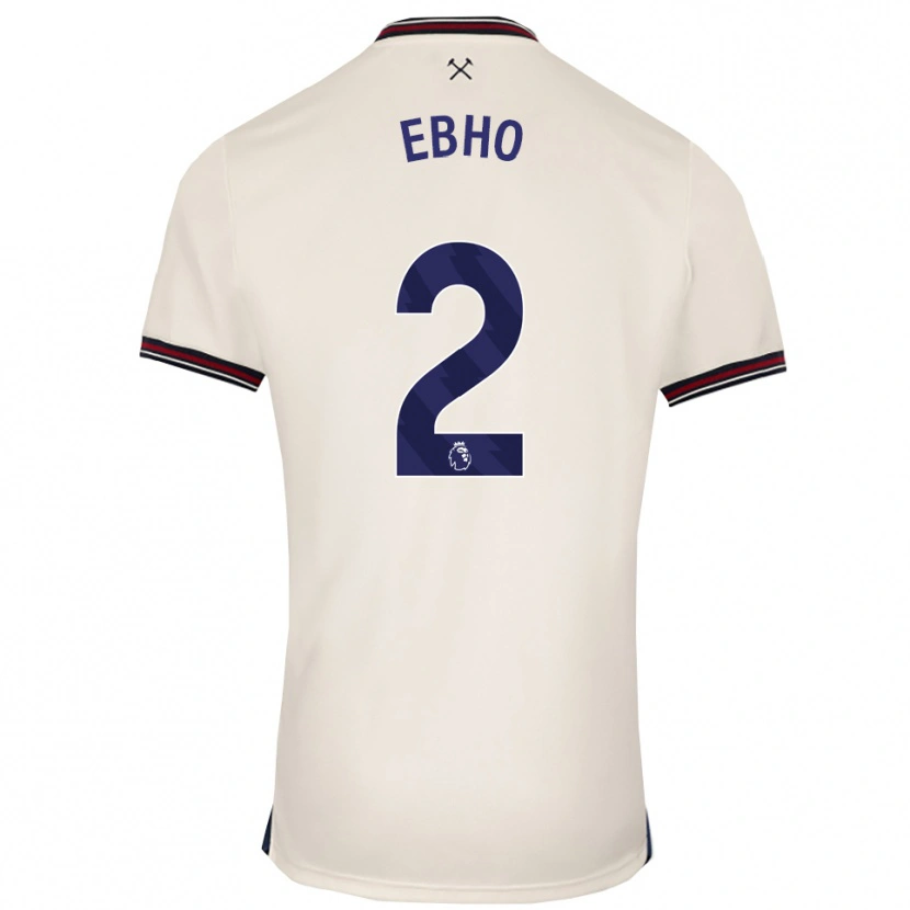 Danxen Kinder Riley Ebho #2 Creme Weiß Auswärtstrikot Trikot 2025/26 T-Shirt Österreich
