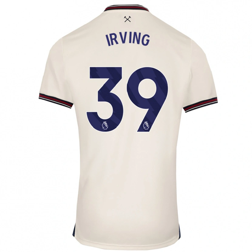Danxen Kinder Andrew Irving #39 Creme Weiß Auswärtstrikot Trikot 2025/26 T-Shirt Österreich