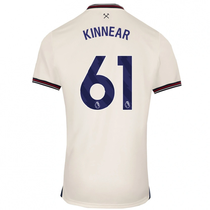 Danxen Kinder Brian Kinnear #61 Creme Weiß Auswärtstrikot Trikot 2025/26 T-Shirt Österreich