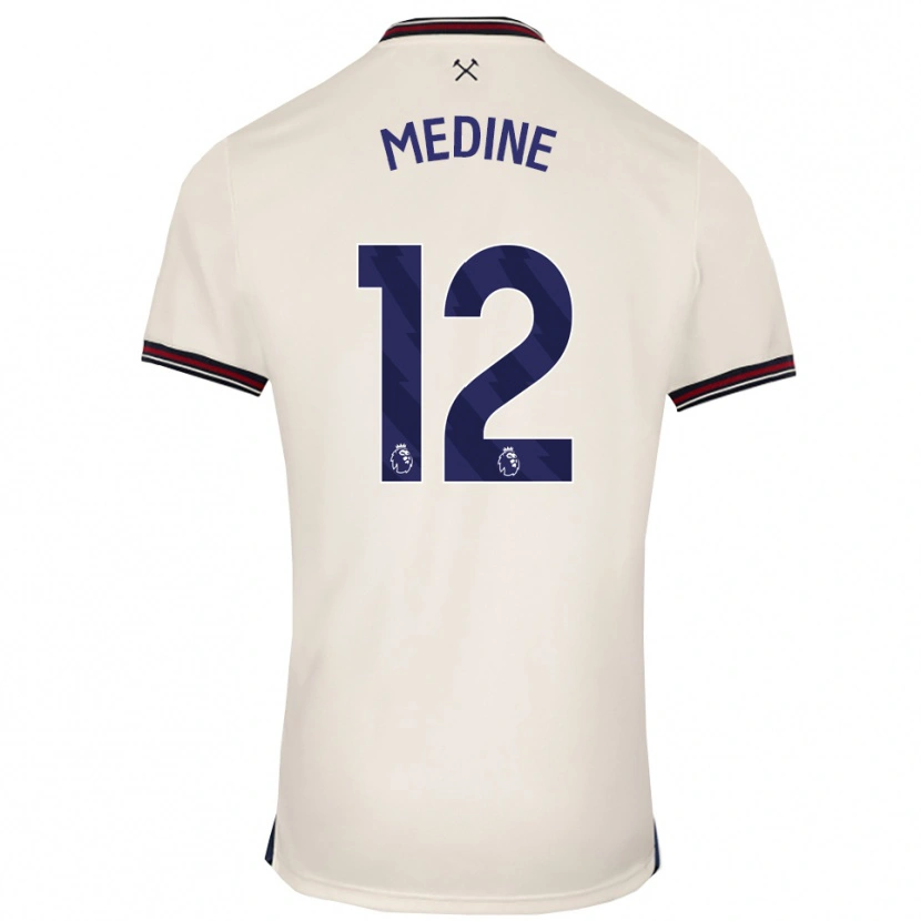Danxen Kinder Jethro Medine #12 Creme Weiß Auswärtstrikot Trikot 2025/26 T-Shirt Österreich