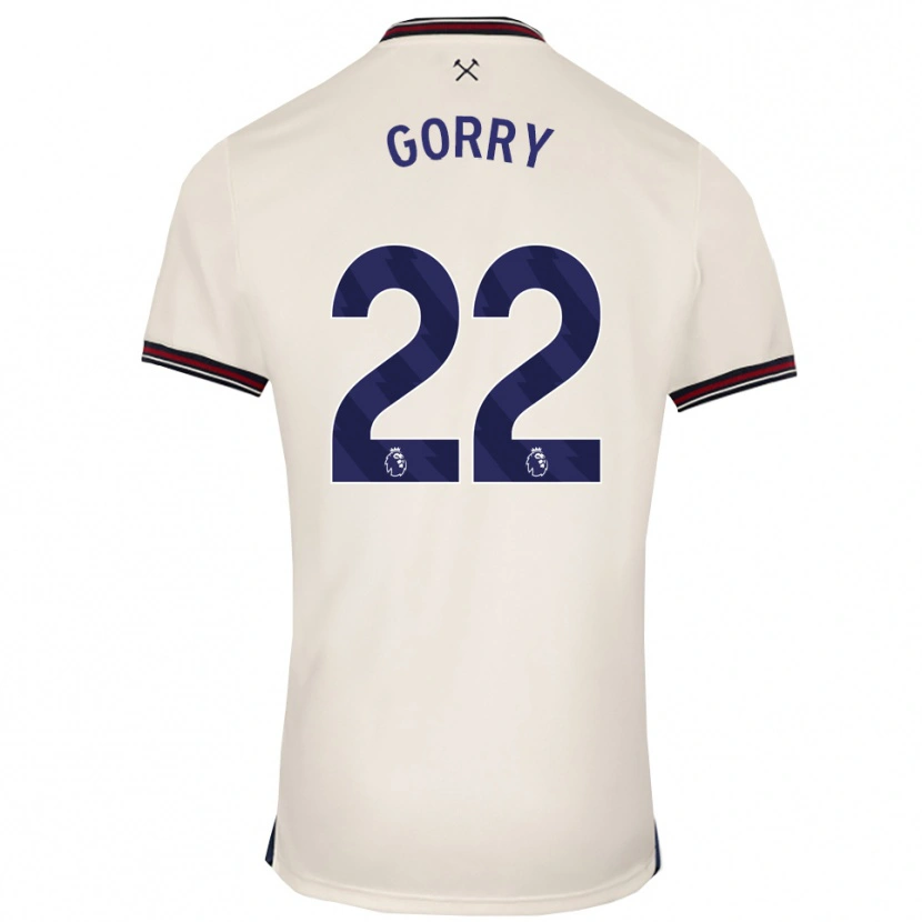Danxen Kinder Katrina Gorry #22 Creme Weiß Auswärtstrikot Trikot 2025/26 T-Shirt Österreich
