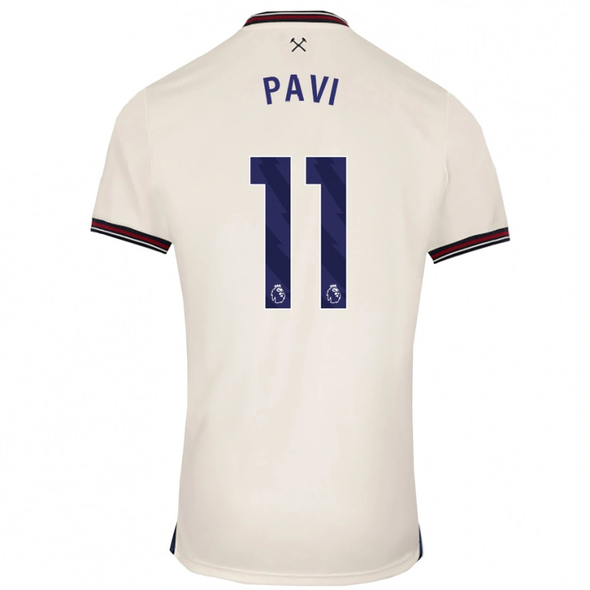 Danxen Kinder Manuela Paví #11 Creme Weiß Auswärtstrikot Trikot 2025/26 T-Shirt Österreich