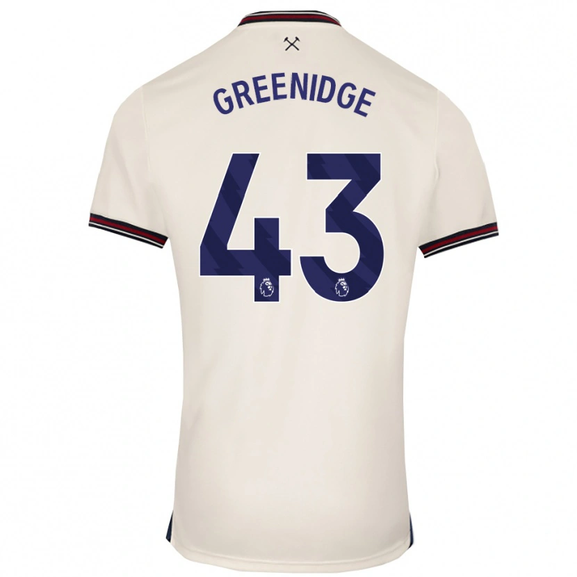Danxen Kinder Will Greenidge #43 Creme Weiß Auswärtstrikot Trikot 2025/26 T-Shirt Österreich
