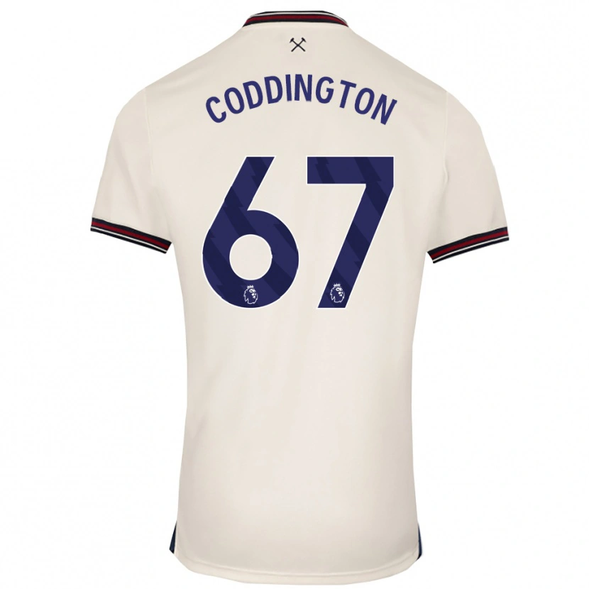 Danxen Kinder Remy Coddington #67 Creme Weiß Auswärtstrikot Trikot 2025/26 T-Shirt Österreich