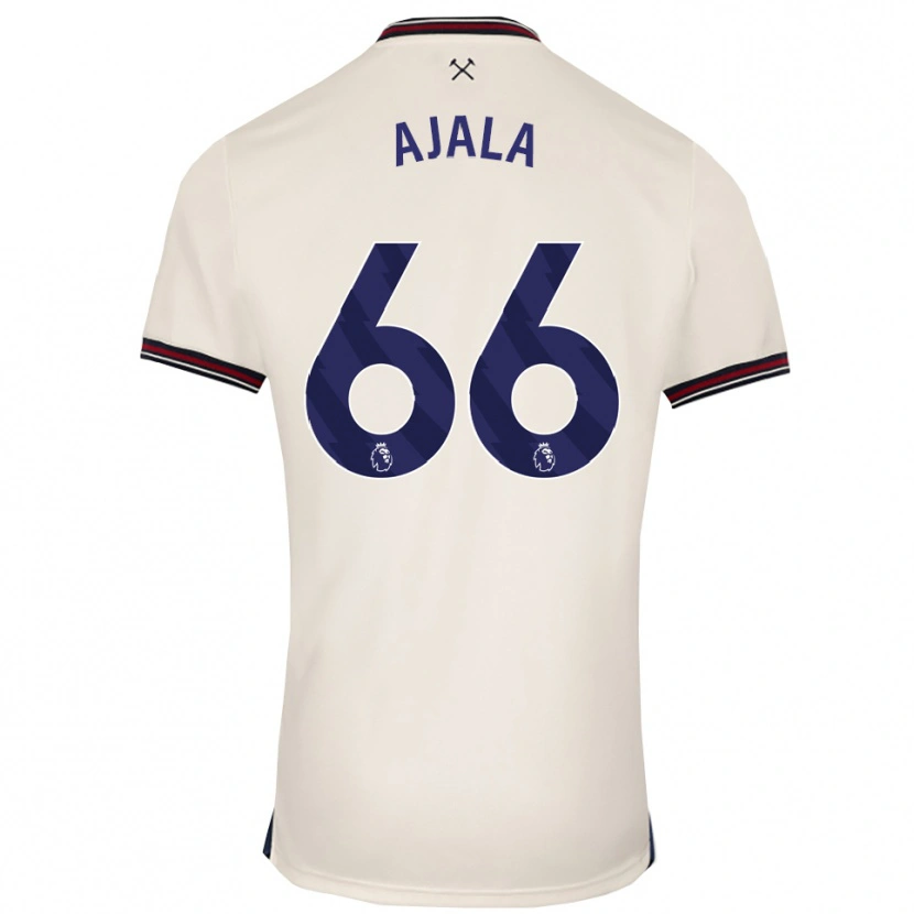 Danxen Kinder Joshua Ajala #66 Creme Weiß Auswärtstrikot Trikot 2025/26 T-Shirt Österreich