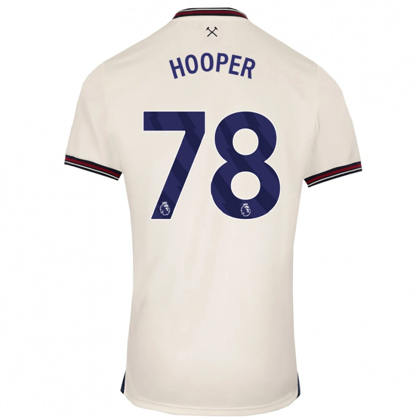 Danxen Kinder Finley Hooper #78 Creme Weiß Auswärtstrikot Trikot 2025/26 T-Shirt Österreich