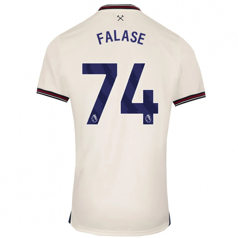 Danxen Kinder Asher Falase #74 Creme Weiß Auswärtstrikot Trikot 2025/26 T-Shirt Österreich