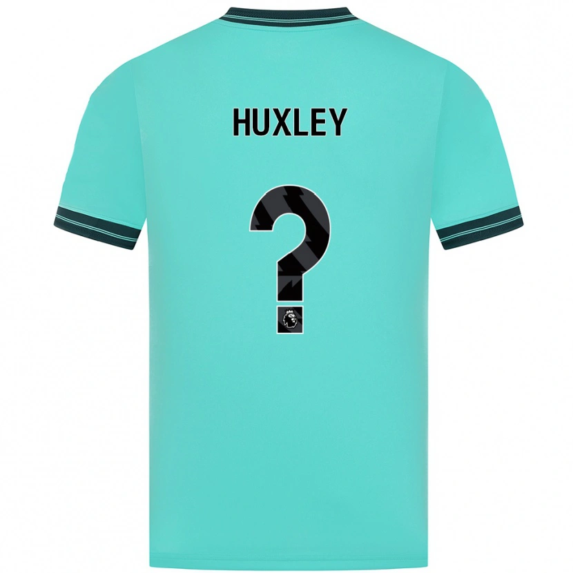 Danxen Kinder Leon Huxley #0 Himmelblau Grün Auswärtstrikot Trikot 2025/26 T-Shirt Österreich