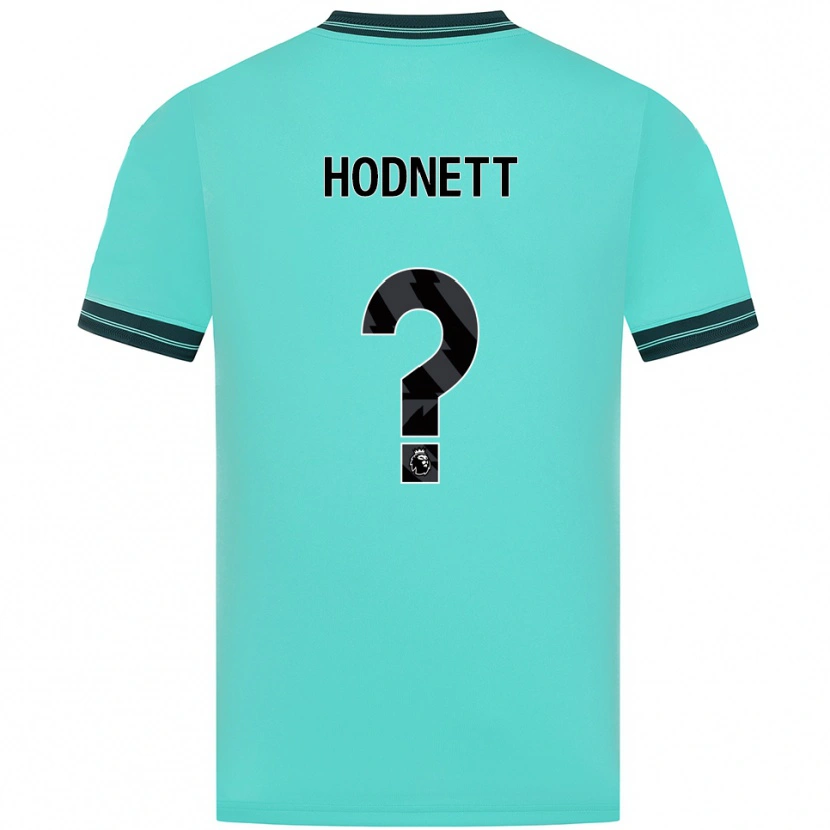 Danxen Kinder Jack Hodnett #0 Himmelblau Grün Auswärtstrikot Trikot 2025/26 T-Shirt Österreich