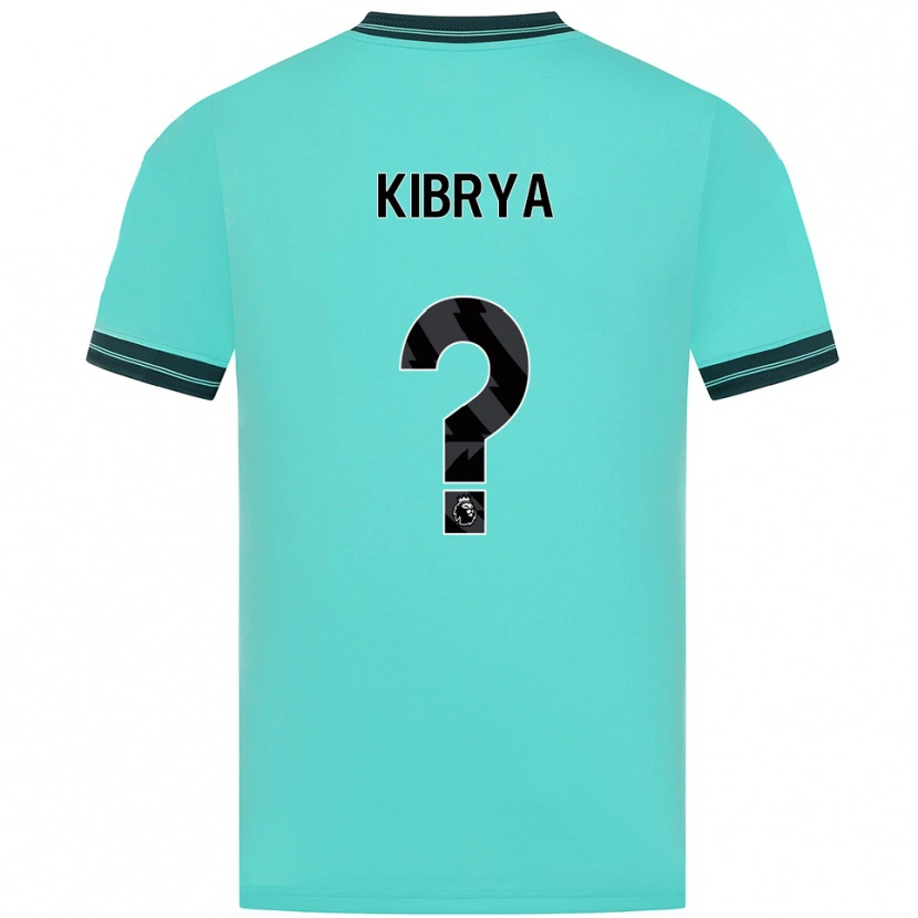 Danxen Kinder Lucas Kibrya #0 Himmelblau Grün Auswärtstrikot Trikot 2025/26 T-Shirt Österreich