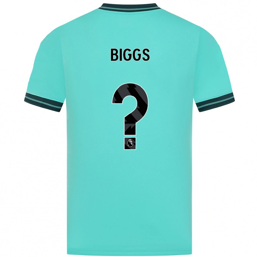 Danxen Kinder Lennon Biggs #0 Himmelblau Grün Auswärtstrikot Trikot 2025/26 T-Shirt Österreich