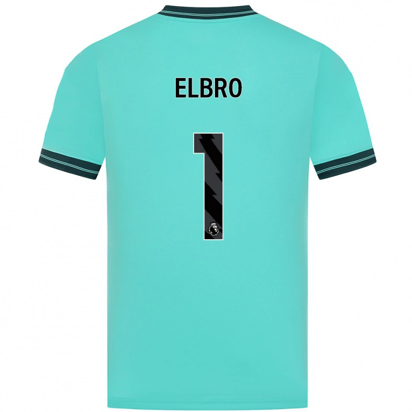 Danxen Kinder Maddie Elbro #1 Himmelblau Grün Auswärtstrikot Trikot 2025/26 T-Shirt Österreich