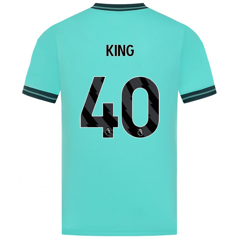 Danxen Kinder Tom King #40 Himmelblau Grün Auswärtstrikot Trikot 2025/26 T-Shirt Österreich