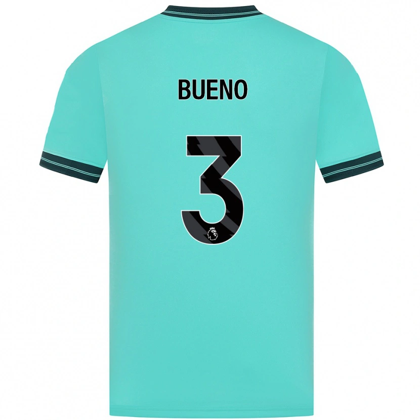 Danxen Kinder Hugo Bueno #3 Himmelblau Grün Auswärtstrikot Trikot 2025/26 T-Shirt Österreich