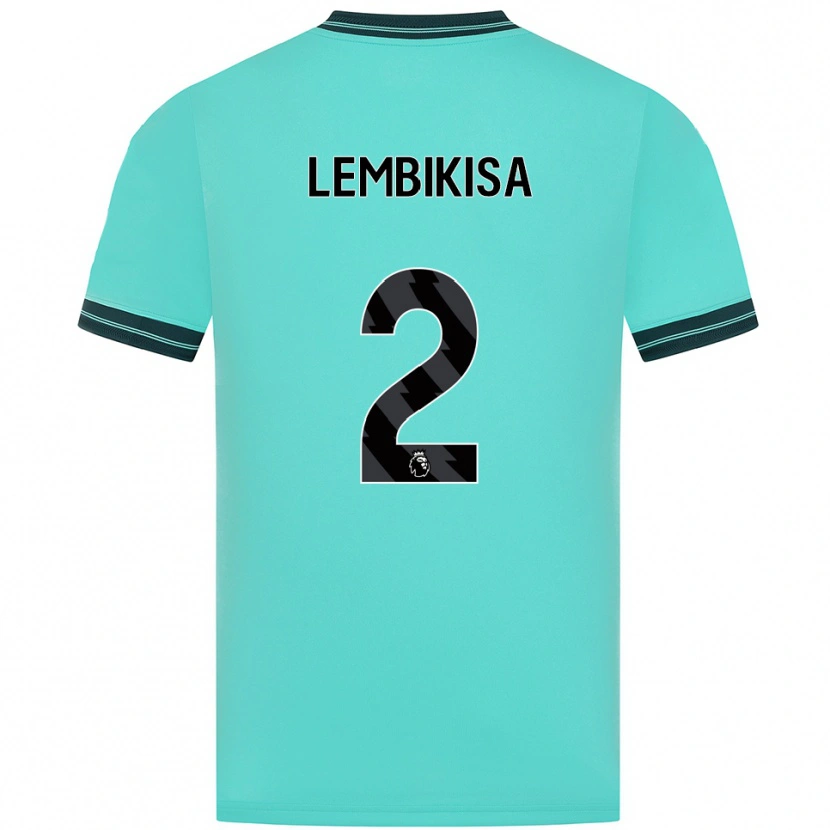 Danxen Kinder Dexter Lembikisa #2 Himmelblau Grün Auswärtstrikot Trikot 2025/26 T-Shirt Österreich