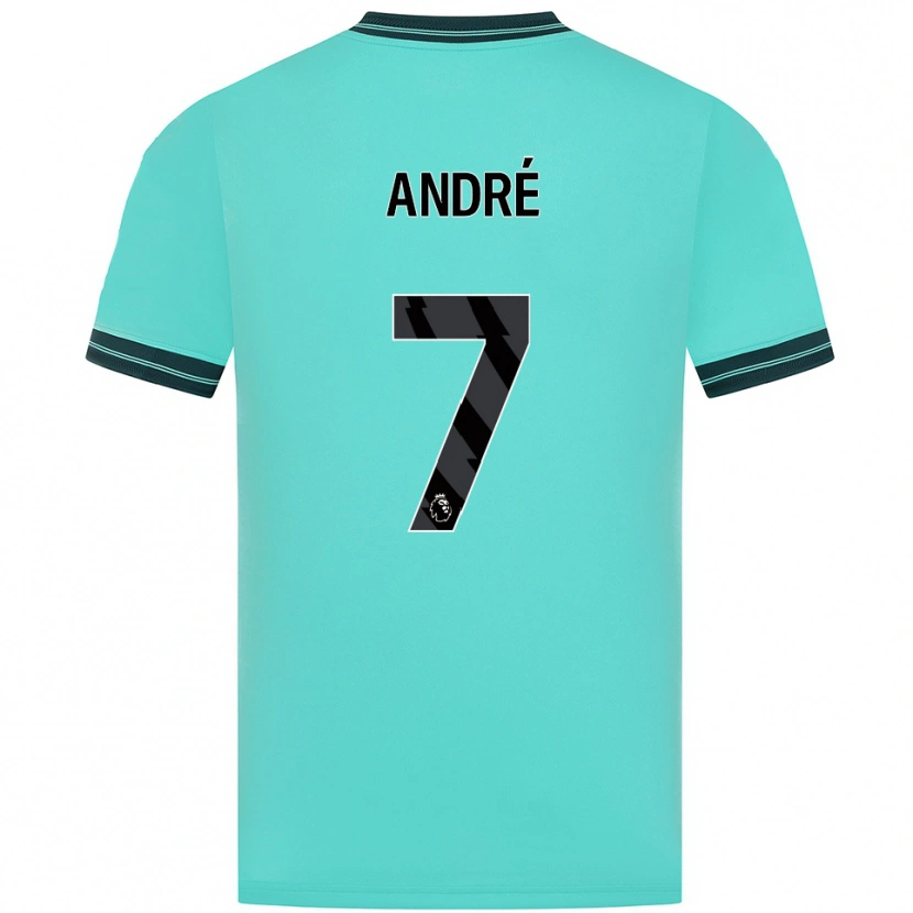 Danxen Kinder André #7 Himmelblau Grün Auswärtstrikot Trikot 2025/26 T-Shirt Österreich