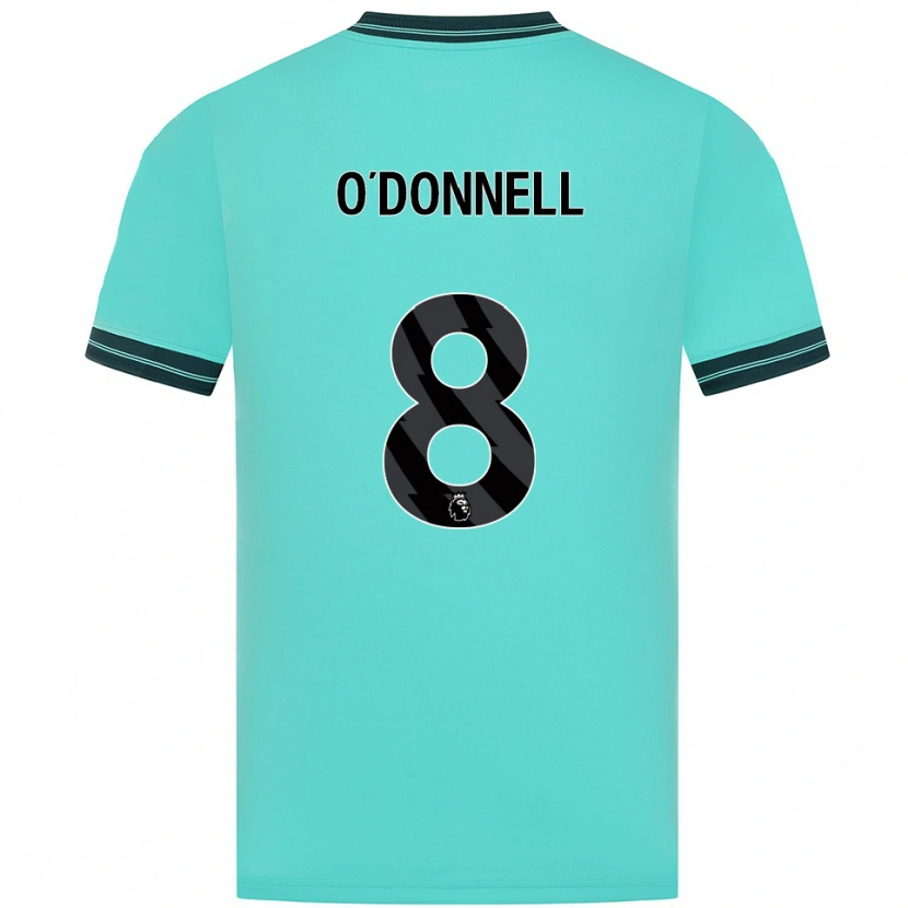 Danxen Kinder Luke O'donnell #8 Himmelblau Grün Auswärtstrikot Trikot 2025/26 T-Shirt Österreich