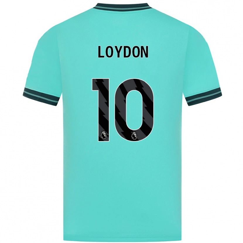 Danxen Kinder Abi Loydon #10 Himmelblau Grün Auswärtstrikot Trikot 2025/26 T-Shirt Österreich