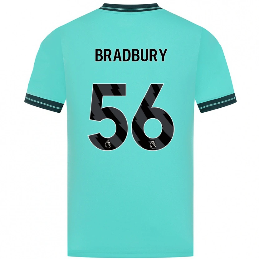 Danxen Kinder Makenzie Bradbury #56 Himmelblau Grün Auswärtstrikot Trikot 2025/26 T-Shirt Österreich