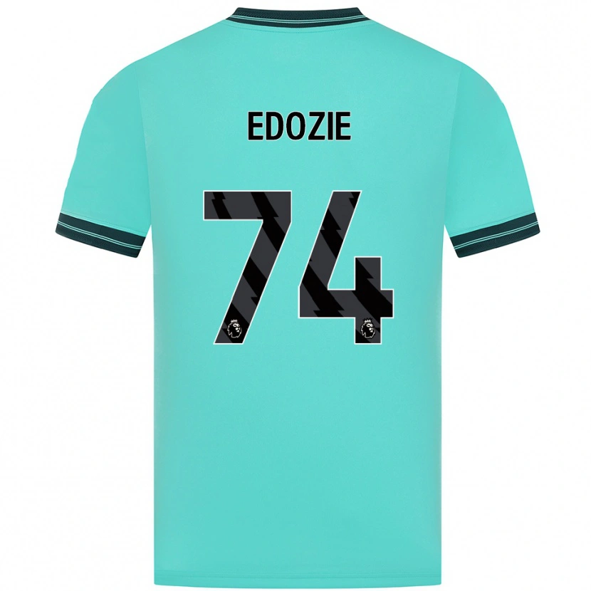 Danxen Kinder Tom Edozie #74 Himmelblau Grün Auswärtstrikot Trikot 2025/26 T-Shirt Österreich