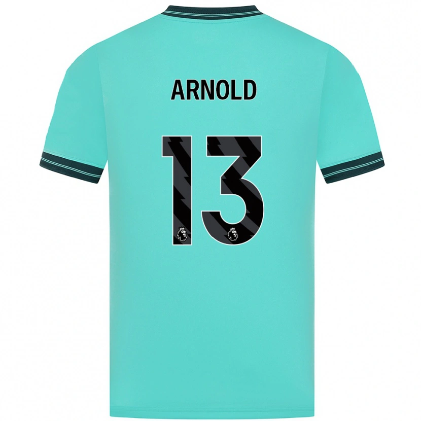 Danxen Kinder Alfie Arnold #13 Himmelblau Grün Auswärtstrikot Trikot 2025/26 T-Shirt Österreich