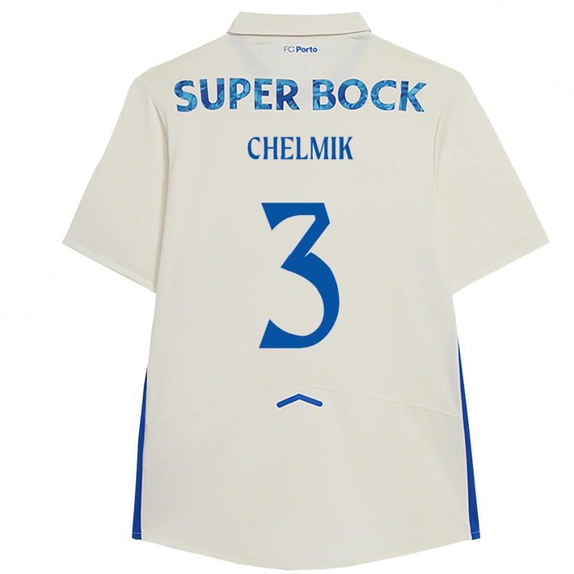Danxen Kinder Chelmik #3 Weiß Blau Ausweichtrikot Trikot 2025/26 T-Shirt Österreich