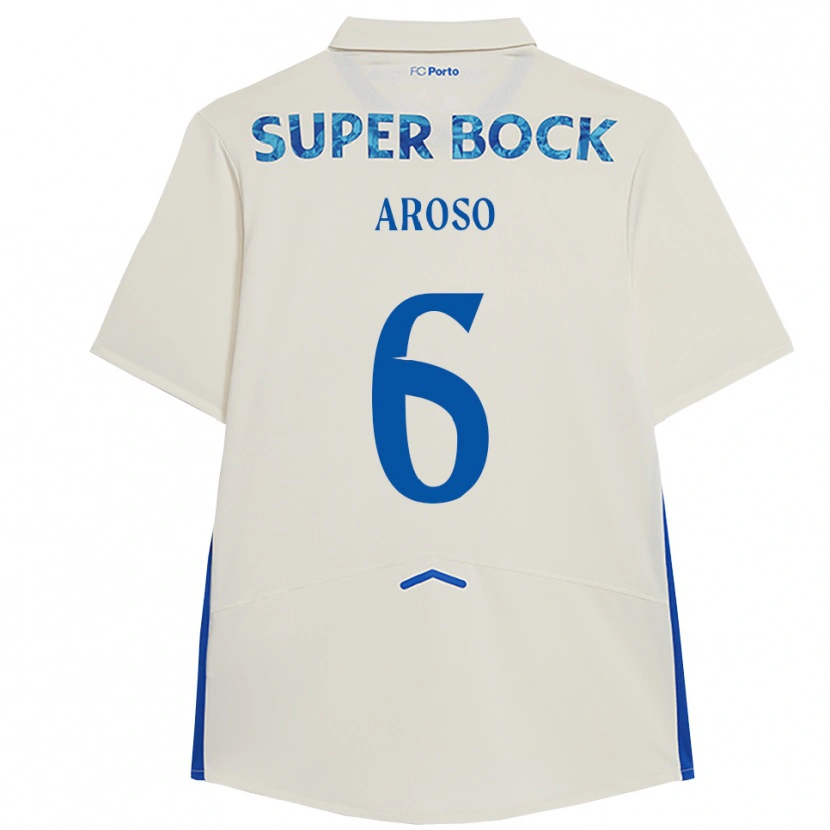 Danxen Kinder Carolina Aroso #6 Weiß Blau Ausweichtrikot Trikot 2025/26 T-Shirt Österreich
