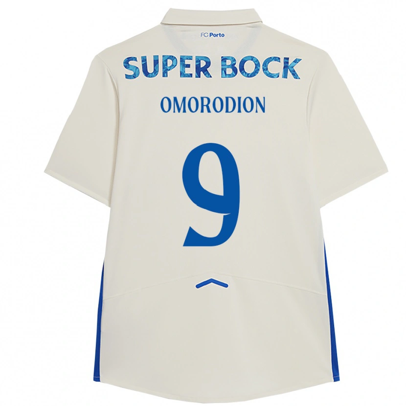 Danxen Kinder Samu Aghehowa #9 Weiß Blau Ausweichtrikot Trikot 2025/26 T-Shirt Österreich