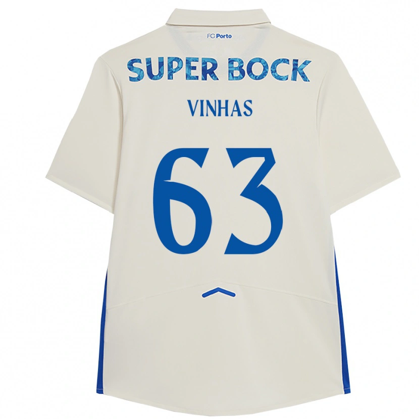 Danxen Kinder David Vinhas #63 Weiß Blau Ausweichtrikot Trikot 2025/26 T-Shirt Österreich