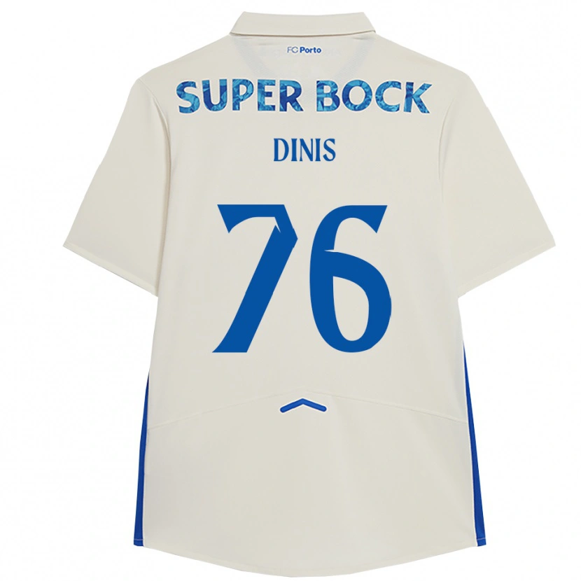 Danxen Kinder Dinis #76 Weiß Blau Ausweichtrikot Trikot 2025/26 T-Shirt Österreich