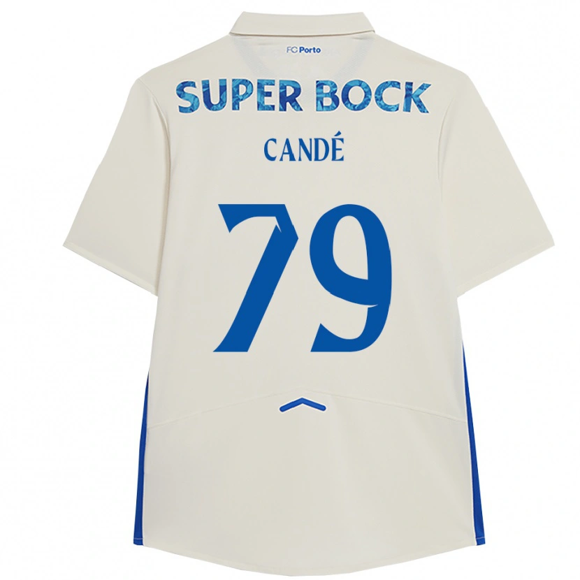 Danxen Kinder Umaro Candé #79 Weiß Blau Ausweichtrikot Trikot 2025/26 T-Shirt Österreich