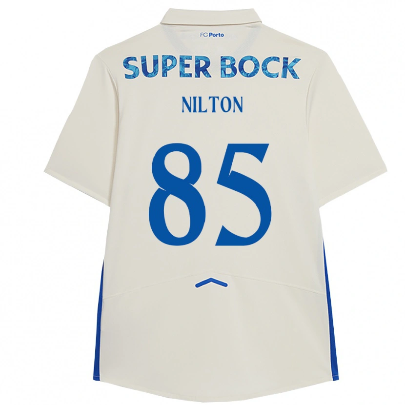 Danxen Kinder Nilton #85 Weiß Blau Ausweichtrikot Trikot 2025/26 T-Shirt Österreich