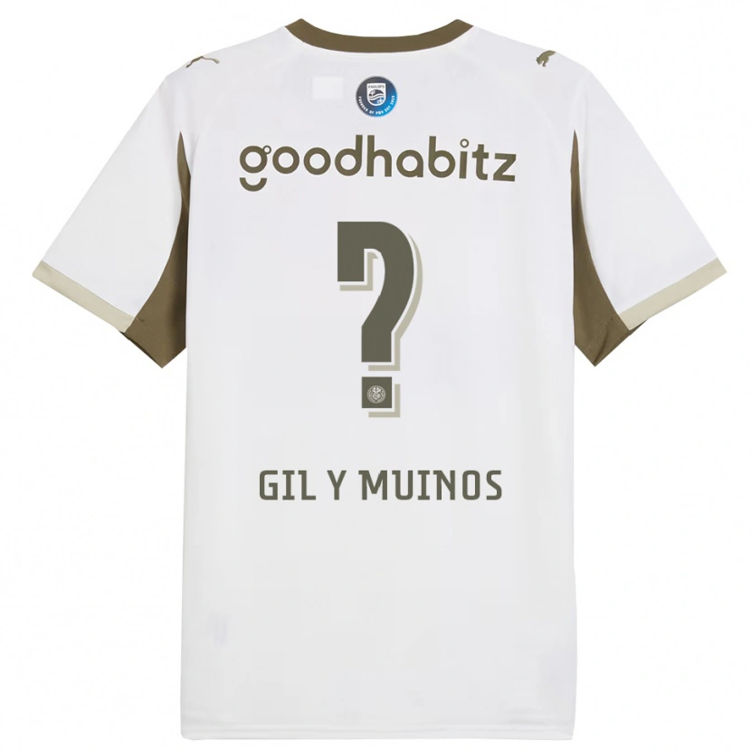 Danxen Kinder Yael Gil Y Muinos #0 Weiß Grau Ausweichtrikot Trikot 2025/26 T-Shirt Österreich