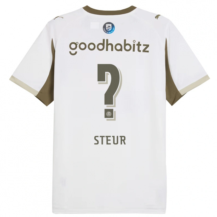 Danxen Kinder Roy Steur #0 Weiß Grau Ausweichtrikot Trikot 2025/26 T-Shirt Österreich